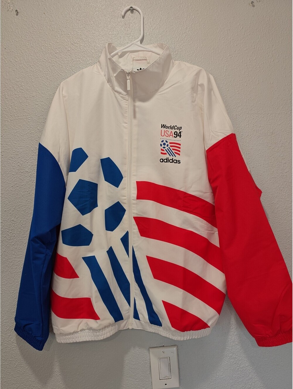 Adidas FIFA World Cup USA 94 Soccer Jacket Size L